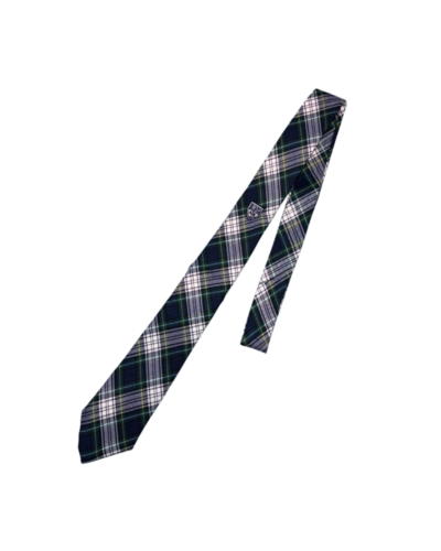 Corbata a cuadros escocés